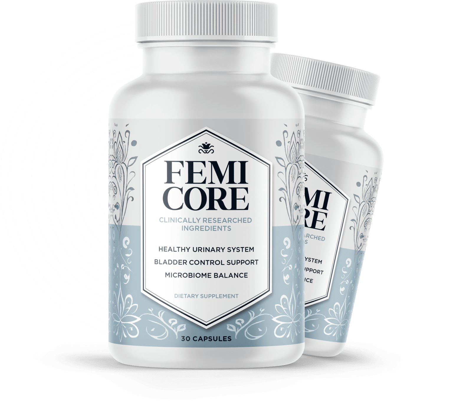 FemiCore bladder support supplement bottle